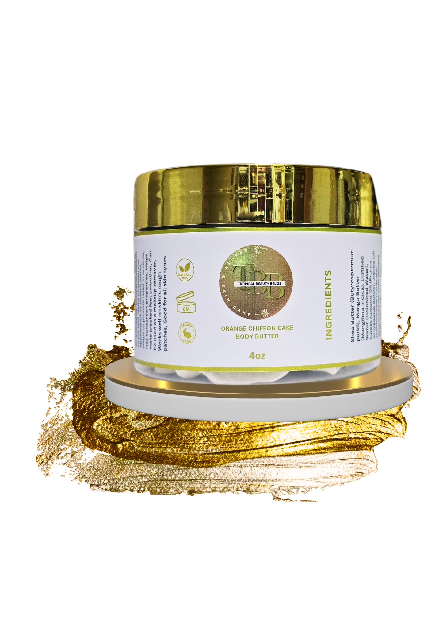 ORANGE CHIFFON & VIOLET SUGAR-Emulsified Body Butter-