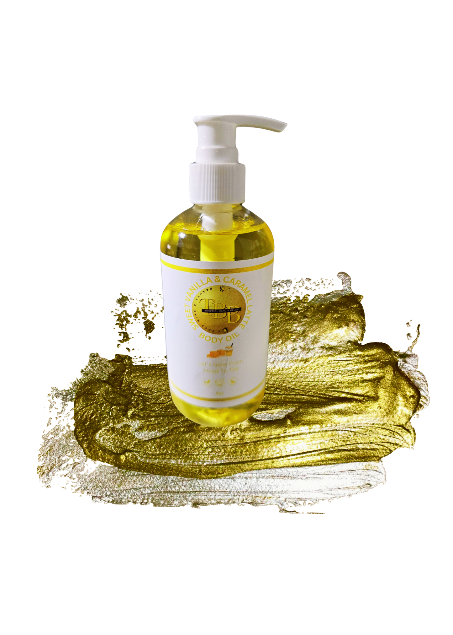 Body Oil- SWEET VANILLA & CARAMEL LATTE