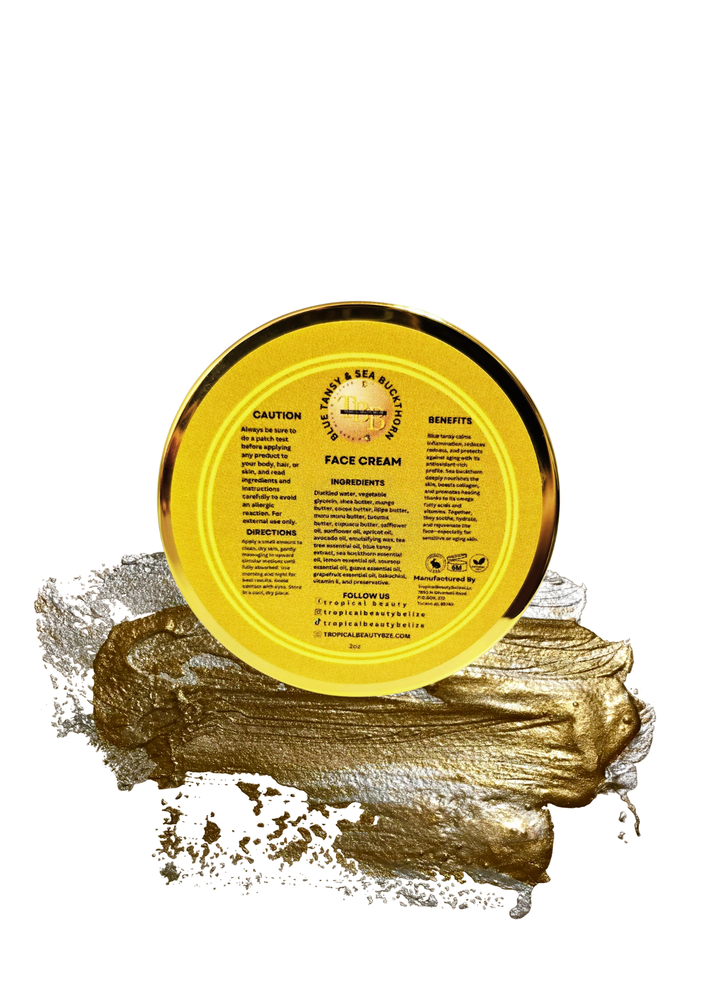 Face Cream - BLUE TANSY & SEA BUCKTHORN