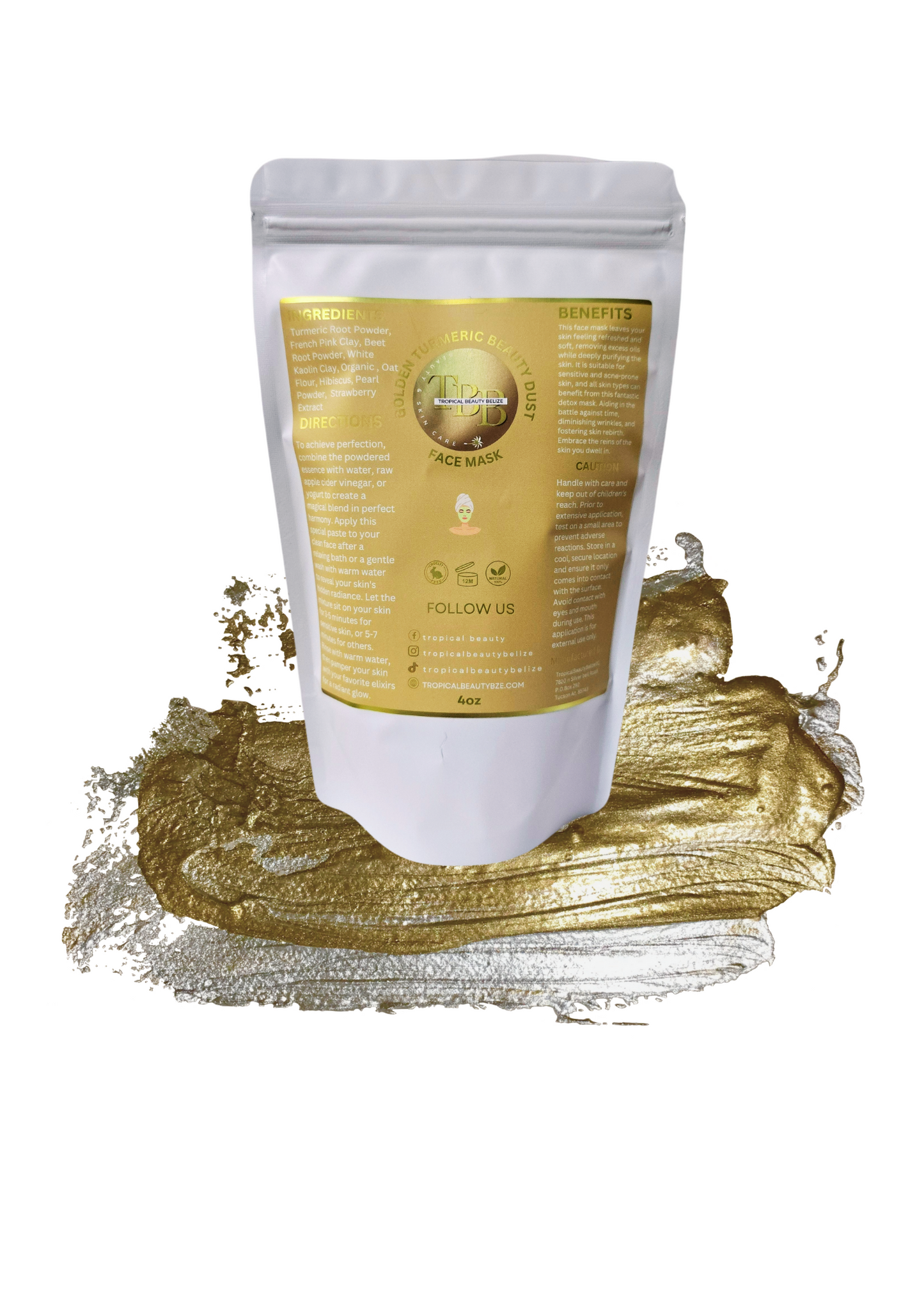 GOLDEN TURMERIC BEAUTY DUST-Face Mask