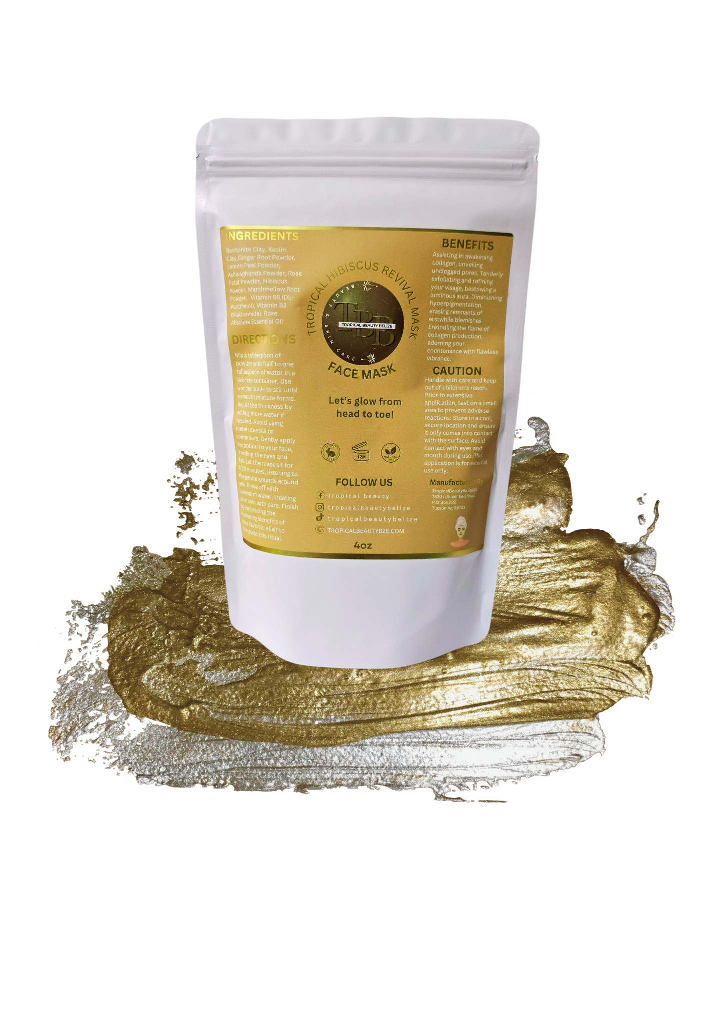 TROPICAL HIBISCUS -Face Mask- (REVIVAL  MASK)